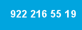 922 216 55 19 922 216 55 19